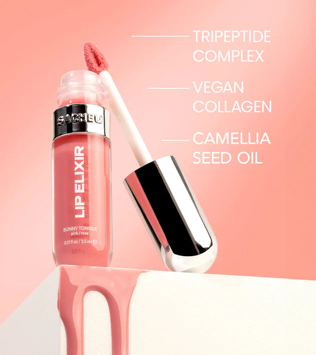 Lip Glaze Elixir - 3in1 Balm + Oil + Gloss